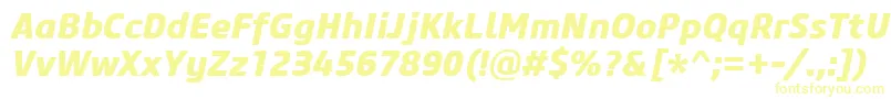 CoreSansM75ExtraboldItalic Font – Yellow Fonts