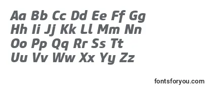 CoreSansM75ExtraboldItalic Font