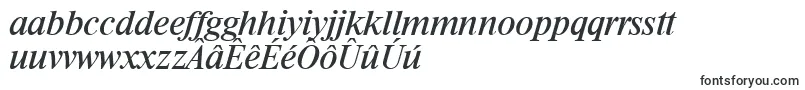RiccioneSerialRegularitalicDb-Schriftart – friesische Schriften