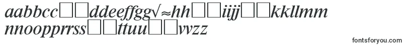 RiccioneSerialRegularitalicDb-Schriftart – esperanto Schriften