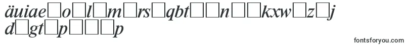 RiccioneSerialRegularitalicDb-Schriftart – amharische Schriften