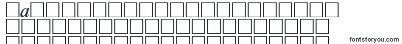 RiccioneSerialRegularitalicDb-Schriftart – kirgisische Schriften