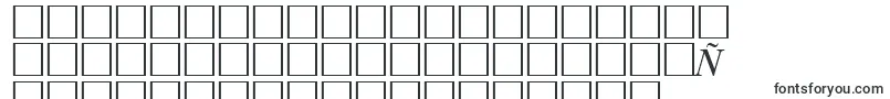RiccioneSerialRegularitalicDb-Schriftart – serbische Schriften