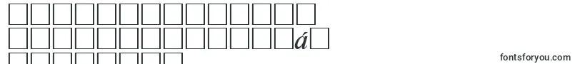 RiccioneSerialRegularitalicDb-Schriftart – khmerische Schriften
