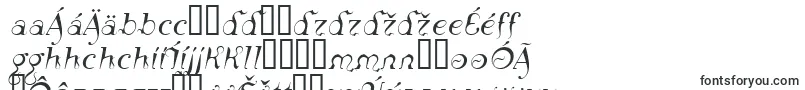 Шрифт LinotypeSiculaOblique – словацкие шрифты