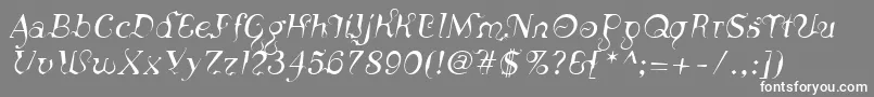 More about LinotypeSiculaOblique Font LinotypeSiculaOblique Font – White Fonts on Gray Background