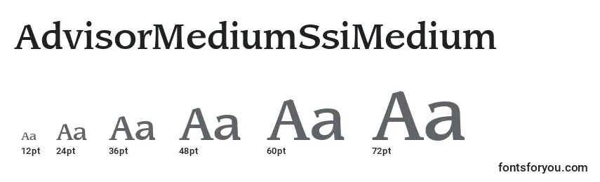 sizes of advisormediumssimedium font, advisormediumssimedium sizes