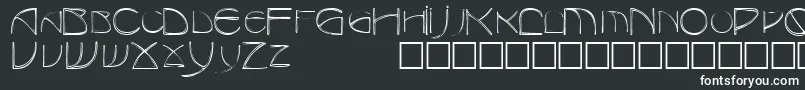 TotescapssskRegular Font – White Fonts on Black Background