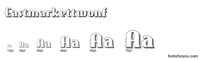 Eastmarkettwonf (20601) Font Sizes