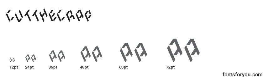 Cutthecrap Font Sizes