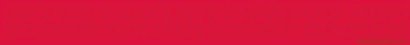 Martin Font – Brown Fonts on Red Background