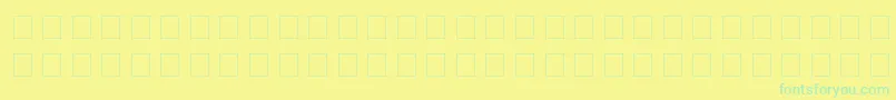 Martin-Schriftart – Grüne Schriften auf gelbem Hintergrund
