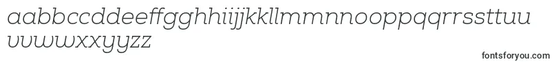 Czcionka NexaSlabLightItalic – angielskie czcionki