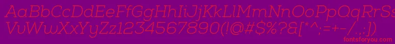 fuente NexaSlabLightItalic – Fuentes Rojas Sobre Fondo Morado