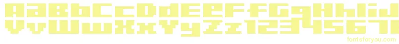 Шрифт BmRizerA6 – жёлтые шрифты