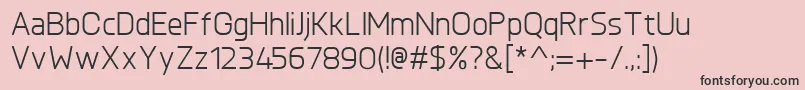 More about KnulRegular Font KnulRegular Font – Black Fonts on Pink Background