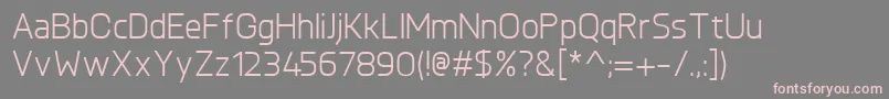 More about KnulRegular Font KnulRegular Font – Pink Fonts on Gray Background