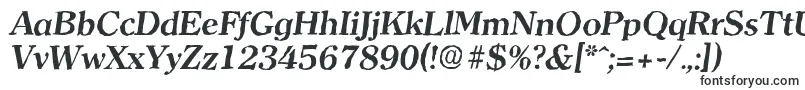ClearfaceantiqueBolditalic-Schriftart – Schriften für Logos