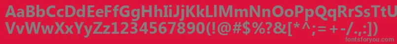 フォントKhmerUiРџРѕР»СѓР¶РёСЂРЅС‹Р№ – 赤い背景に灰色の文字