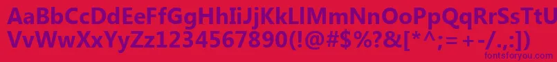 KhmerUiРџРѕР»СѓР¶РёСЂРЅС‹Р№ Font – Purple Fonts on Red Background