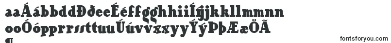 Шрифт Our – исландские шрифты