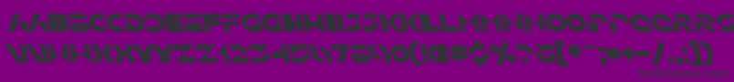 SfSolarSailerBoldItalic Font – Black Fonts on Purple Background