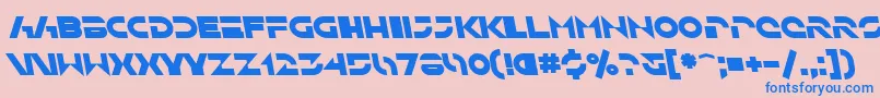 SfSolarSailerBoldItalic Font – Blue Fonts on Pink Background