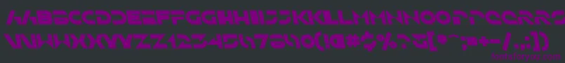 SfSolarSailerBoldItalic Font – Purple Fonts on Black Background