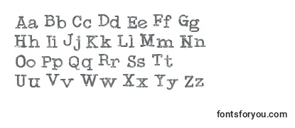 Обзор шрифта TypewriterPress