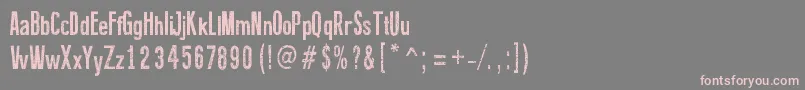 FineEroded Font – Pink Fonts on Gray Background