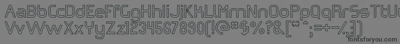 Omiczh Font – Black Fonts on Gray Background