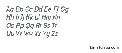 EmblemcondensedItalic Font