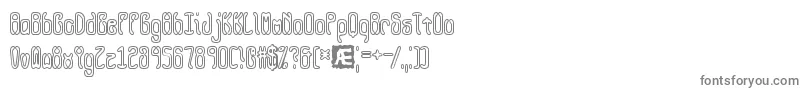 QueasyOutlineBrk Font – Gray Fonts