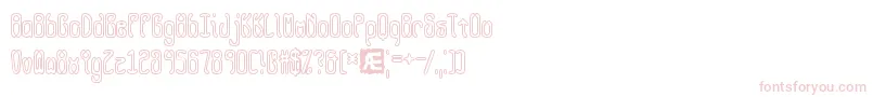 QueasyOutlineBrk Font – Pink Fonts