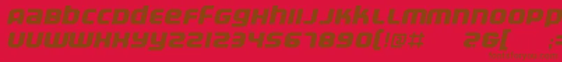 fuente Electrbi – Fuentes Marrones Sobre Fondo Rojo