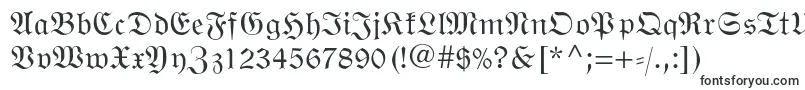 Wittenbergerfrakturmtstd Font – Fonts Starting with W