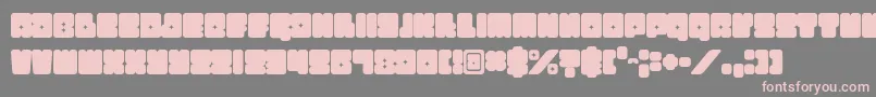 Funkygraphy Font – Pink Fonts on Gray Background