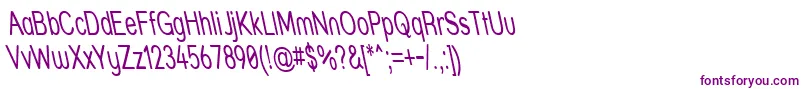 Strthrit Font – Purple Fonts on White Background