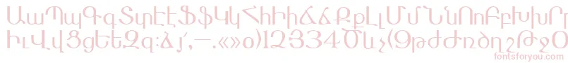 Masis Font – Pink Fonts on White Background