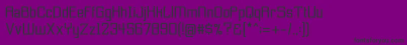 Etobicoke Font – Black Fonts on Purple Background