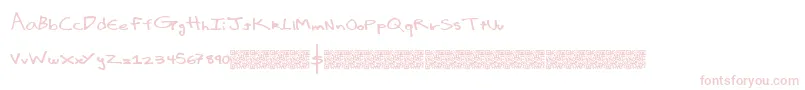 Luxuryimport Font – Pink Fonts on White Background