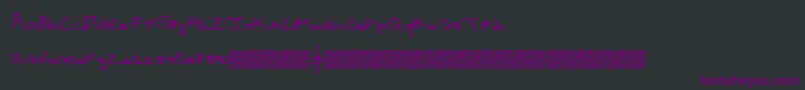 Luxuryimport Font – Purple Fonts on Black Background