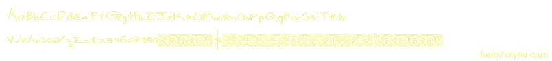 Luxuryimport-fontti – keltaiset fontit