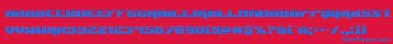Шрифт Jumpershalf – синие шрифты на красном фоне