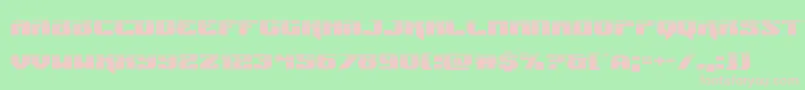 Jumpershalf Font – Pink Fonts on Green Background