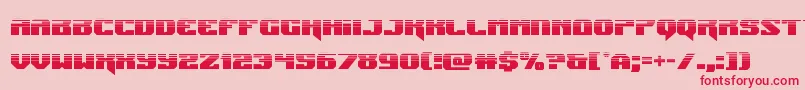 Jumpershalf Font – Red Fonts on Pink Background