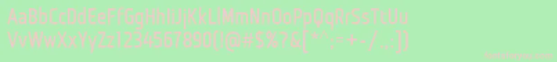 MonitoricaBd Font – Pink Fonts on Green Background