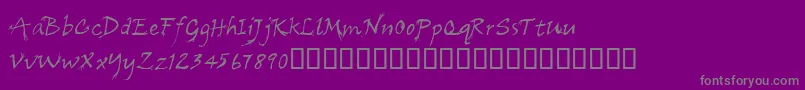 More about Cfarbre Font Cfarbre Font – Gray Fonts on Purple Background