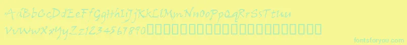 Más sobre la fuente Cfarbre fuente Cfarbre – Fuentes Verdes Sobre Fondo Amarillo