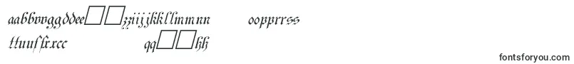 Шрифт UechiItalic – узбекские шрифты